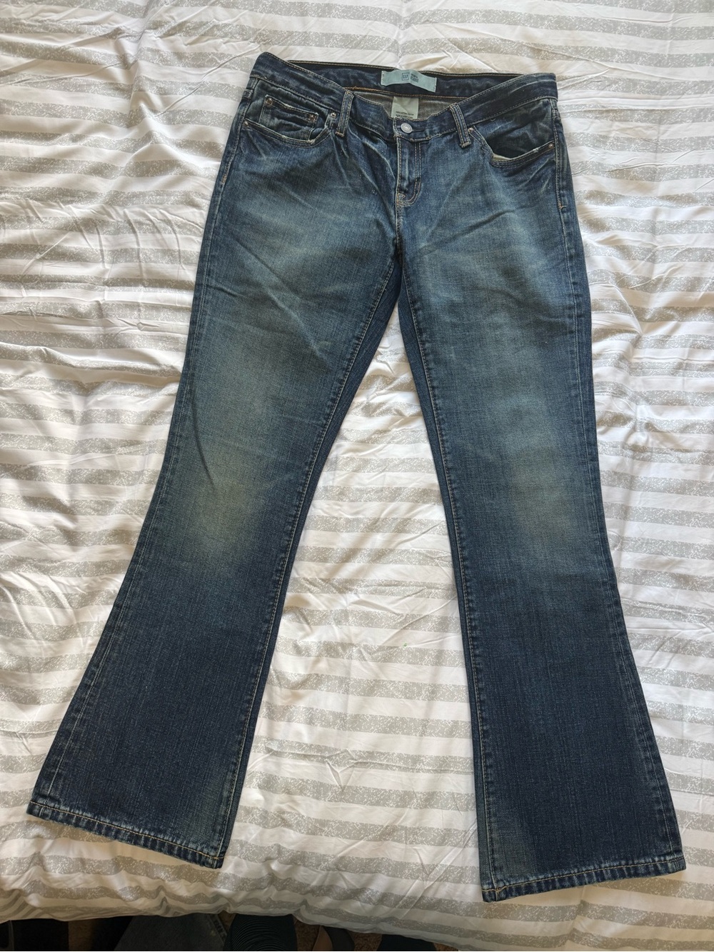 GAP Women's Dark Blue Flare Jeans